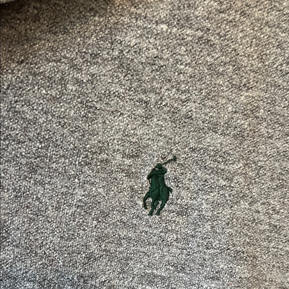 Polo by Ralph Lauren Grey Long Sleeve Polo Shirt Mens - Picture 3 of 4